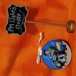 Disney Pixar Toy Story Ornament Plastic Dimensional Round